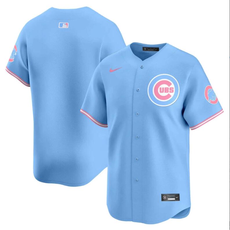 Men Chicago Cubs blank blue 2024 Nike MLB jersey->indianapolis colts->NFL Jersey